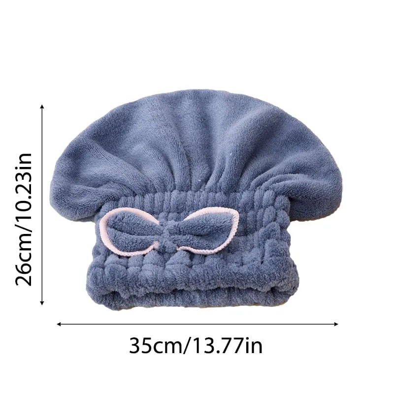 Premium Microfiber Hair Drying Cap