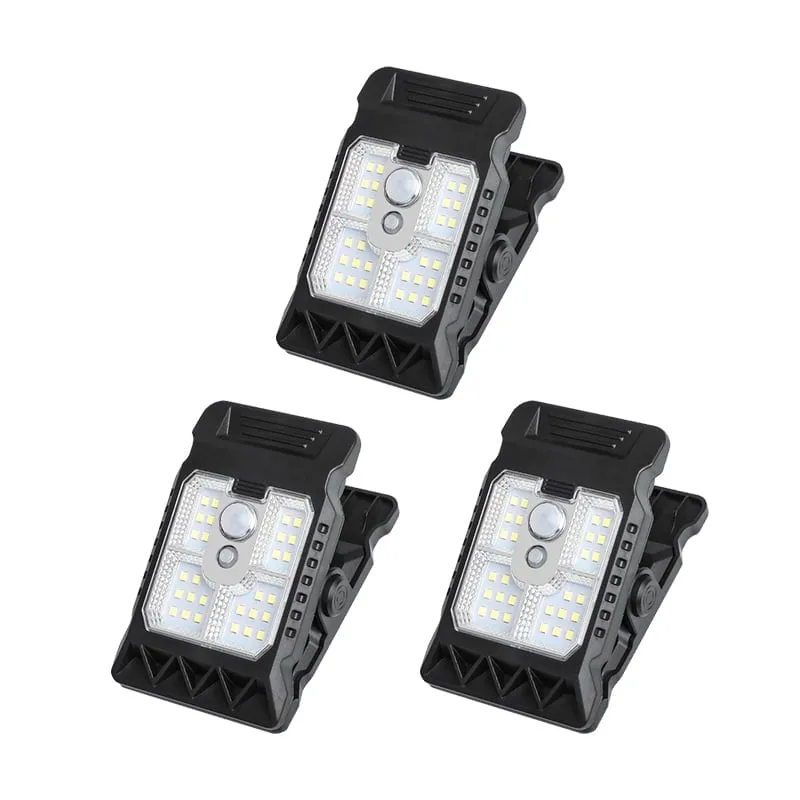 USB & Solar Powered Motion Sensor Clip Lights